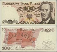 100 złotych 17.05.1976, rzadka seria AZ, numerac