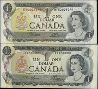 Kanada, zestaw: 2 x 1 dolar, 1973