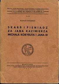 wydawnictwa polskie, Rybarski Roman – Skarb i pieniądz za Jana Kazimierza, Michała Korybuta i J..