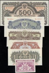 Polska, zestaw banknotów emisji pamiątkowej 1974