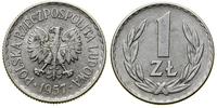 Polska, 1 złoty, 1957