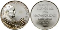 Węgry, medal na pamiątkę pielgrzymki Jana Pawła II na Węgry, 1991