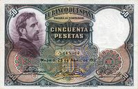 50 peset 25.04.1931