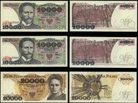 Polska, zestaw 3 banknotów, 1988–1989