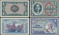 Stany Zjednoczone Ameryki (USA), zestaw: 2 x 1 dolar, 1964 (II+) i 1968 (I)