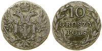 10 groszy 1816 IB, Warszawa, patyna, Bitkin 848,