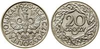 20 groszy 1923, Warszawa, nikiel, Parchimowicz 1