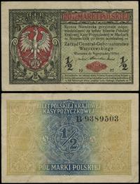 Polska, 1/2 marki polskiej, 9.12.1916