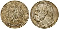 10 złotych 1938, Warszawa, Józef Piłsudski, mone