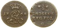 Polska, półgrosz, 1768 G