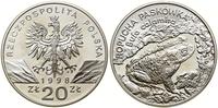 20 złotych 1998, Warszawa, Ropucha Paskówka – Bu