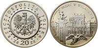 20 złotych 2000, Warszawa, Pałac w Wilanowie, sr