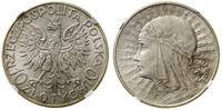 10 złotych 1932, Anglia, głowa kobiety w czepcu,