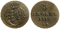 Polska, 3 grosze (trojak), 1812 IB