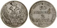 30 kopiejek = 2 złote 1839 MW, Warszawa, czyszcz