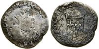 teston 1540–1547 D, Lyon, srebro, patyna, Duples