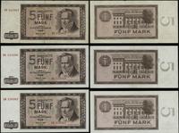 zestaw banknotów z roku 1964, w zestawie: 3 x 5 