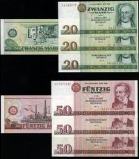 Niemcy, zestaw 22 banknotów, 1971–1985