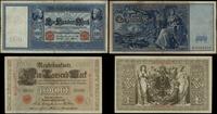Niemcy, zestaw 15 banknotów, 1908–1944