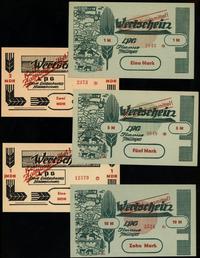 zestaw 5 banknotów spółdzielczych, nominały: 1 m