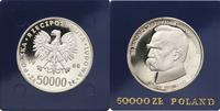 50.000 złotych 1988, Józef Piłsudski, moneta w n