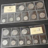 komplet monet obiegowych PRL 1949-1975, oryginal