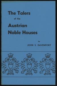 wydawnictwa zagraniczne, Davenport John S. – The Talers of the Austrian Noble Houses, Dallas 1988 (..