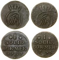 lot 2 x szeląg 1797 B (Wrocław), 1796 E (Królewi