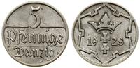 Polska, 5 fenigów, 1928