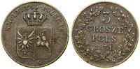 Polska, 3 grosze polskie, 1831