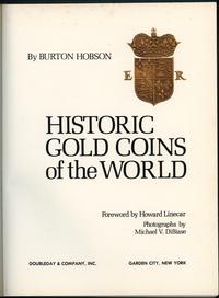 wydawnictwa zagraniczne, Hobson Burton – Historic Gold Coins of the World, New York 1971, brak ISBN