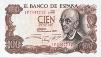 100 peset 17.11.1970, Pick 152