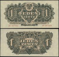 1 złoty 1944, w klauzuli OBOWIĄZKOWYM, seria AO,