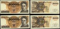 zestaw: 2 x 20.000 złotych 1.02.1989, seria AN i