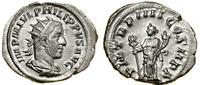 antoninian 247, Rzym, Aw: Popiersie cesarza w pr