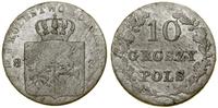 Polska, 10 groszy pols, 1831 KG