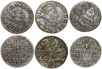 Polska, zestaw: 3 x trojak, 1620, 1622, 1624