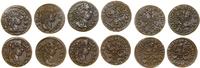 Polska, zestaw: 6 x szeląg miedziany (boratynka), 1660–1663