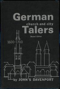 wydawnictwa zagraniczne, John S. Davenport – German Church and Talers 1600–1700, Galesburg 1975, 2...