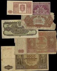Polska, zestaw 6 banknotów, 1944–1946