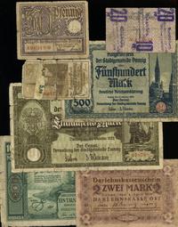 Polska, zestaw 7 banknotów, 1918–1940