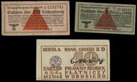 Kriegsgefangen Lagergeld (1939–1945), zestaw 3 banknotów, bez daty (1939)