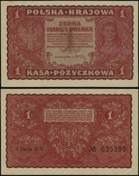 1 marka polska 23.08.1919, seria I-EN, numeracja