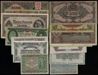 zestaw różnych banknotów, zestaw 7 banknotów, 1922–1962