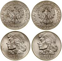 Polska, lot 2 x 10 złotych, 1971, 1972