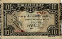 10 peset 1.01.1937, Bilbao