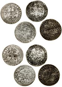 Polska, zestaw: 4 x półgrosz litewski, 1558–1564