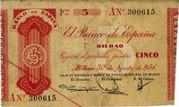 5 peset 30.08.1936, Bilbao, Pick S 551