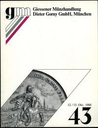 literatura numizmatyczna, Giessener Münzhandlung Dieter Gorny GmbH, Mittelalter und Neuzeit, 43. Auk..