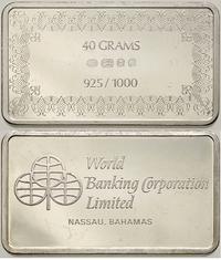 srebrna sztabka kolekcjonerska, WORLD BANKING CO